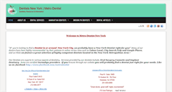 Desktop Screenshot of metrodentist.net
